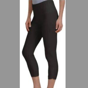 Soft Surroundings Black Cropped Length Leggings Size Large Women's